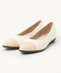 【Bridget Birkin Walk】一文字切替えポインテッドウォーキングパンプス (55224B)