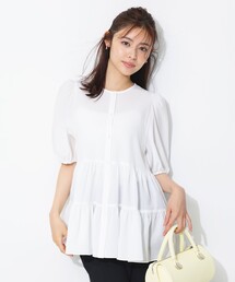 BREEZEMOVE ティアードブラウス