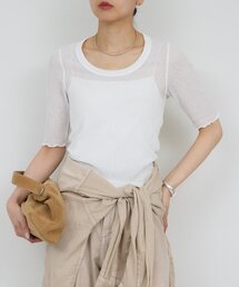 GALLARDAGALANTE | 【La nature linge】シアーワッフルTee(Tシャツ/カットソー)