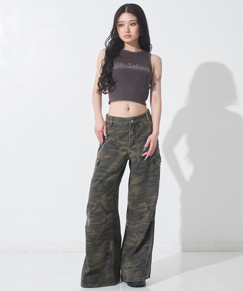 ANAP(アナップ)の「ウォッシュ加工 タンクトップ(タンクトップ・レディース・ホワイト/ブラック/グレー・F)」の17枚目の写真