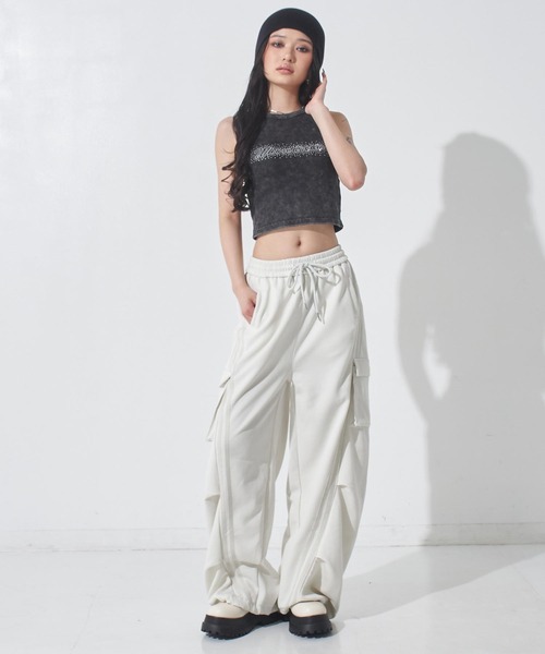 ANAP(アナップ)の「ウォッシュ加工 タンクトップ(タンクトップ・レディース・ホワイト/ブラック/グレー・F)」の10枚目の写真
