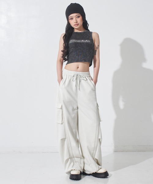 ANAP(アナップ)の「ウォッシュ加工 タンクトップ(タンクトップ・レディース・ホワイト/ブラック/グレー・F)」の12枚目の写真