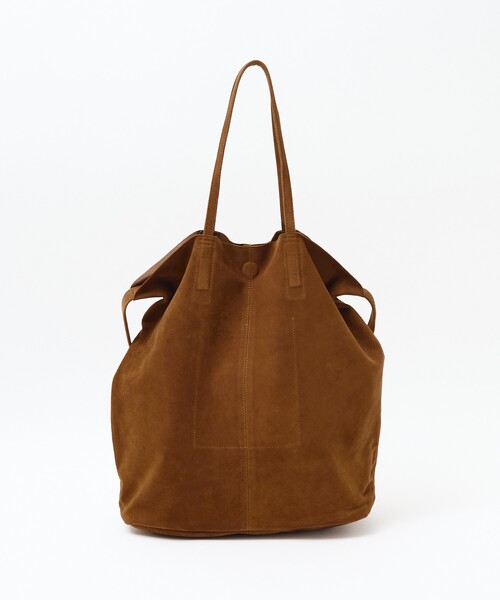 Morphee(モルフェ)の「【Morphee / モルフェ】3WAY LARGE TOTE OIL SUEDE /3WAYラージトートバッグ / オイルスエード / トート ショルダー バッグ / レザー / ユニセックス(トートバッグ・メンズ・ブラウン・フリー)」の4枚目の写真