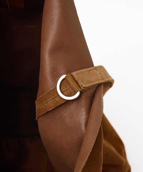 Morphee(モルフェ)の「【Morphee / モルフェ】3WAY LARGE TOTE OIL SUEDE /3WAYラージトートバッグ / オイルスエード / トート ショルダー バッグ / レザー / ユニセックス(トートバッグ・メンズ・ブラウン・フリー)」の11枚目の写真