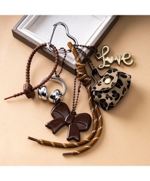 CERCA（チェルカ）の「【Bls】【ZA】【Bling Leads】ミニバッグリボンチャーム キーホルダー（キーホルダー）」
