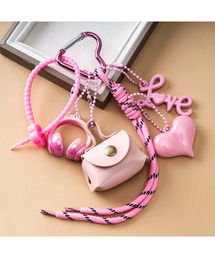 CERCA（チェルカ）の「【Bls】【ZA】【Bling Leads】ミニバッグリボンチャーム キーホルダー（キーホルダー）」