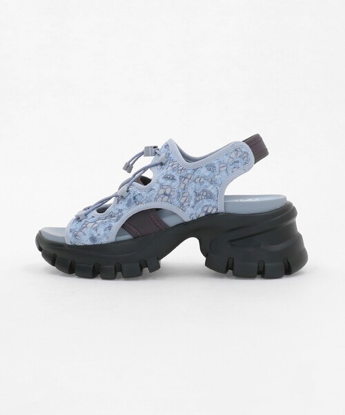 SY UNITED ARROWS(シーユナイテッドアローズ)の「<SY>レースアップ ネオプレーンサンダル70↑(サンダル・レディース・ライトブルー/ライラック/ブラック・22.5cm/25cm/24.5cm/23cm/23.5cm/24cm)」の3枚目の写真