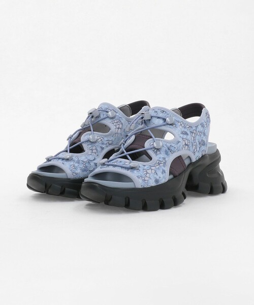 SY UNITED ARROWS(シーユナイテッドアローズ)の「<SY>レースアップ ネオプレーンサンダル70↑(サンダル・レディース・ライトブルー/ライラック/ブラック・22.5cm/25cm/24.5cm/23cm/23.5cm/24cm)」の4枚目の写真