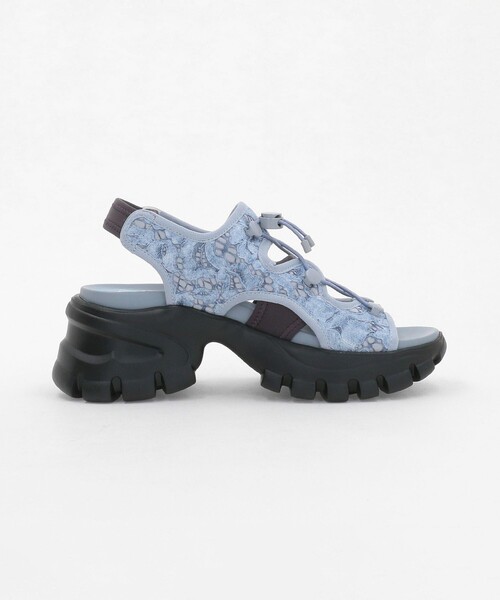 SY UNITED ARROWS(シーユナイテッドアローズ)の「<SY>レースアップ ネオプレーンサンダル70↑(サンダル・レディース・ライトブルー/ライラック/ブラック・22.5cm/25cm/24.5cm/23cm/23.5cm/24cm)」の6枚目の写真