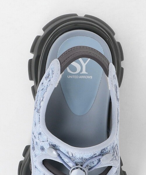 SY UNITED ARROWS(シーユナイテッドアローズ)の「<SY>レースアップ ネオプレーンサンダル70↑(サンダル・レディース・ライトブルー/ライラック/ブラック・22.5cm/25cm/24.5cm/23cm/23.5cm/24cm)」の9枚目の写真