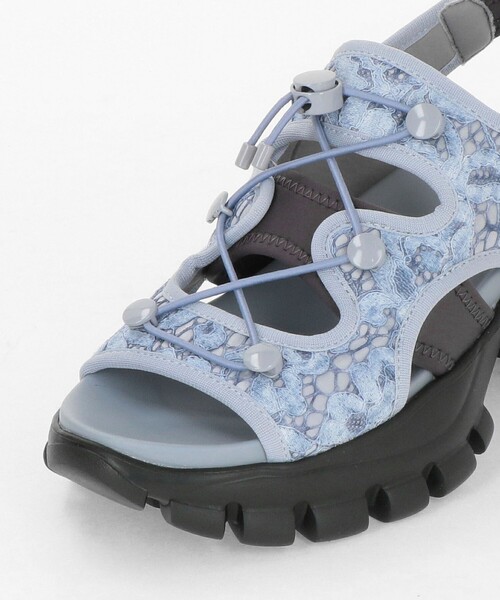SY UNITED ARROWS(シーユナイテッドアローズ)の「<SY>レースアップ ネオプレーンサンダル70↑(サンダル・レディース・ライトブルー/ライラック/ブラック・22.5cm/25cm/24.5cm/23cm/23.5cm/24cm)」の10枚目の写真