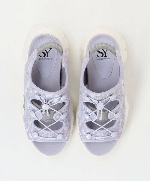 SY UNITED ARROWS(シーユナイテッドアローズ)の「<SY>レースアップ ネオプレーンサンダル70↑(サンダル・レディース・ライトブルー/ライラック/ブラック・22.5cm/25cm/24.5cm/23cm/23.5cm/24cm)」の12枚目の写真