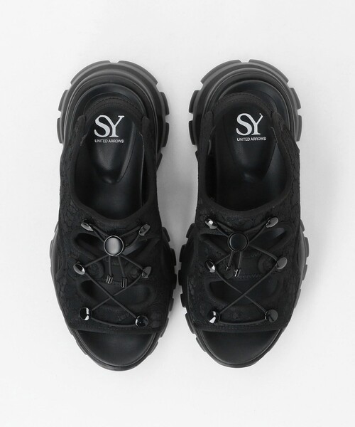 SY UNITED ARROWS(シーユナイテッドアローズ)の「<SY>レースアップ ネオプレーンサンダル70↑(サンダル・レディース・ライトブルー/ライラック/ブラック・22.5cm/25cm/24.5cm/23cm/23.5cm/24cm)」の15枚目の写真