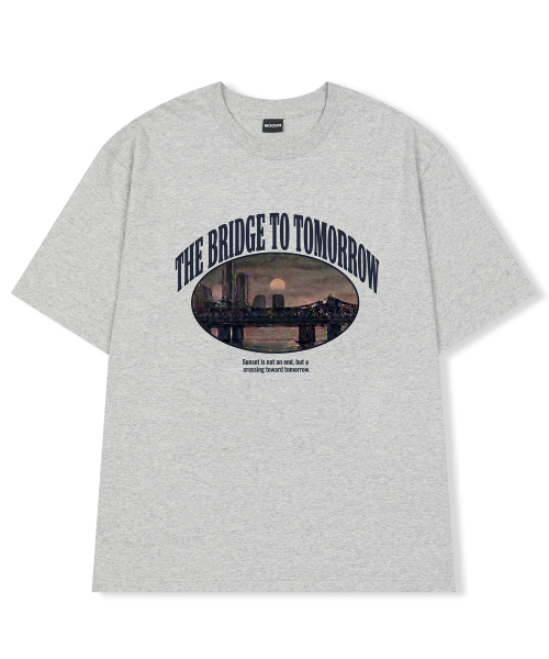 MOOVN(ムブン)の「シティブリッジグラフィック半袖Tシャツグレー(Tシャツ/カットソー・メンズ・その他・SMALL/MEDIUM/LARGE)」の1枚目の写真