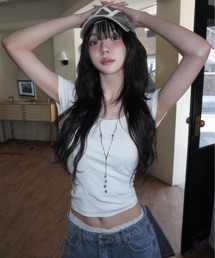 [MADE] MOMU BASIC Uネック半袖Tシャツ