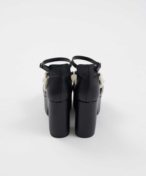OLIVE des OLIVE(オリーブデオリーブ)の「【Belle Charme】Pearl Charm Sandals(その他シューズ・レディース・オフホワイト/チェック/ブラック・LARGE/MEDIUM/SMALL)」の11枚目の写真