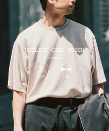417 EDIFICE | ネックジャカード クールタッチTシャツ(Tシャツ/カットソー)
