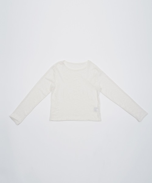 SOEMIN(ソミン)の「【SELECT】Star pattern lace long sleeve tops/スターパターンレース長袖トップス(Tシャツ/カットソー・レディース・ブラック/ホワイト・FREE)」の8枚目の写真