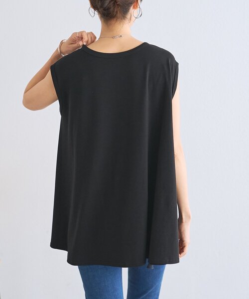 BEARDSLEY（ビアズリー）の「前後フレンチプルオーバー（Tシャツ/カットソー・レディース・ブラック/カーキ・FREE）」の18枚目の写真