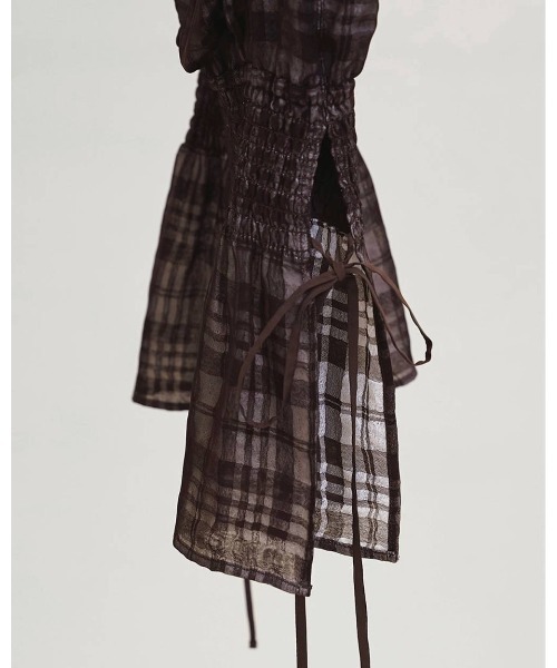TODAYFUL（トゥデイフル）の「Check Jacquard Camisole 12610412（Tシャツ/カットソー・メンズ・ライトグリーン/ブラウン・FREE）」の11枚目の写真