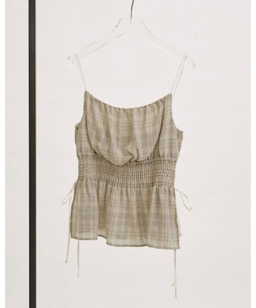 TODAYFUL（トゥデイフル）の「Check Jacquard Camisole 12610412（Tシャツ/カットソー・メンズ・ライトグリーン/ブラウン・FREE）」の10枚目の写真