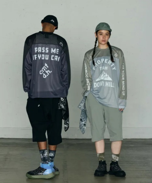CMF OUTDOOR GARMENT(シーエムエフアウトドアガーメント)の「CMF OUTDOOR GARMENT/シーエムエフ アウトドアガーメント BMX TEE(Tシャツ/カットソー・メンズ・ブラック/モスグリーン・M/L)」の8枚目の写真