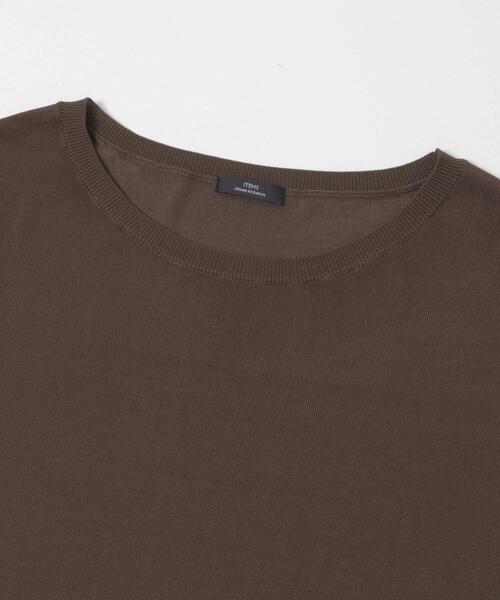 ITEMS URBANRESEARCH（アイテムズ アーバンリサーチ）の「ショート半袖ニット（ニット/セーター・レディース・オフホワイト/チャコールグレー/レッド・FREE）」の15枚目の写真