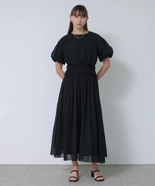 CADUNE(カデュネ)の「サマーワンピース(ワンピース・レディース・ブラック/ベージュ/ターコイズブルー・36/38)」の6枚目の写真