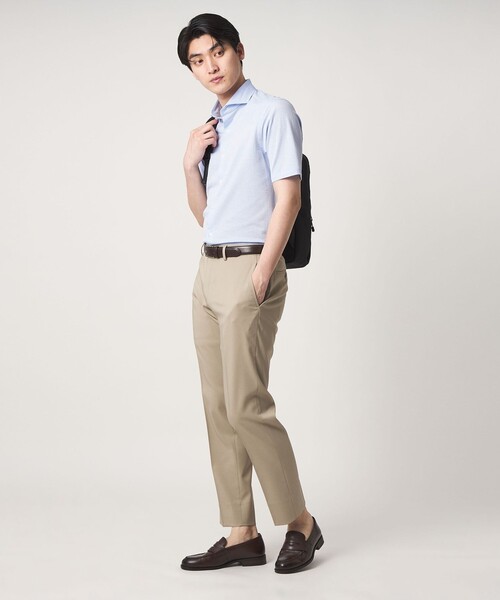 A DAY IN THE LIFE UNITED ARROWS(アデイインザライフユナイテッドアローズ)の「サッカーストライプ カッタウェイカラーシャツ<A DAY IN THE LIFE>(シャツ/ブラウス・メンズ・ライトグレー/ライトブルー・XL/L/M)」の5枚目の写真