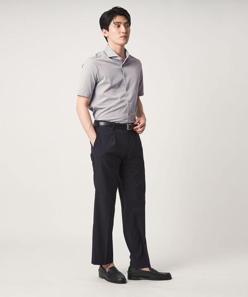 A DAY IN THE LIFE UNITED ARROWS(アデイインザライフユナイテッドアローズ)の「サッカーストライプ カッタウェイカラーシャツ<A DAY IN THE LIFE>(シャツ/ブラウス・メンズ・ライトグレー/ライトブルー・XL/L/M)」の8枚目の写真