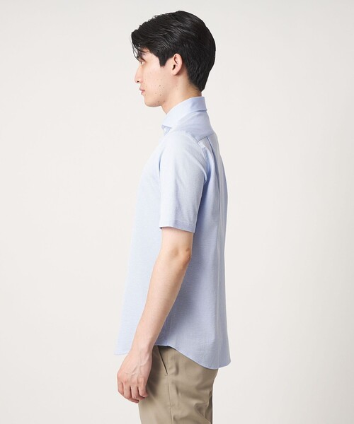 A DAY IN THE LIFE UNITED ARROWS(アデイインザライフユナイテッドアローズ)の「サッカーストライプ カッタウェイカラーシャツ<A DAY IN THE LIFE>(シャツ/ブラウス・メンズ・ライトグレー/ライトブルー・XL/L/M)」の10枚目の写真