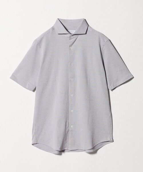 A DAY IN THE LIFE UNITED ARROWS(アデイインザライフユナイテッドアローズ)の「サッカーストライプ カッタウェイカラーシャツ<A DAY IN THE LIFE>(シャツ/ブラウス・メンズ・ライトグレー/ライトブルー・XL/L/M)」の12枚目の写真