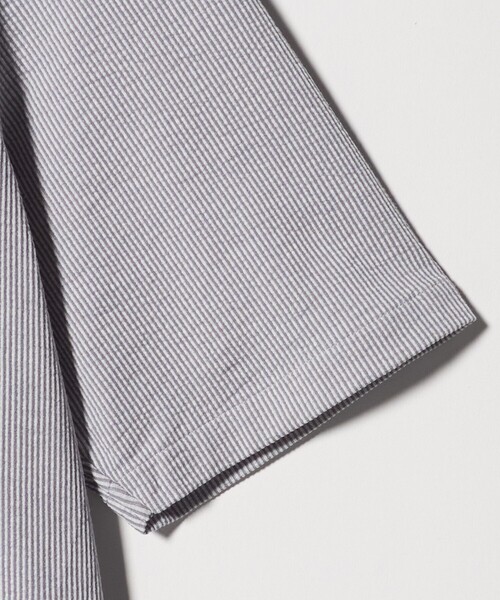 A DAY IN THE LIFE UNITED ARROWS(アデイインザライフユナイテッドアローズ)の「サッカーストライプ カッタウェイカラーシャツ<A DAY IN THE LIFE>(シャツ/ブラウス・メンズ・ライトグレー/ライトブルー・XL/L/M)」の15枚目の写真