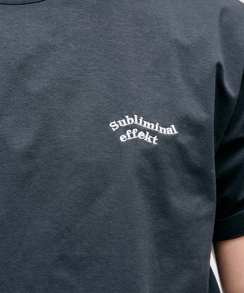 Adoon plain(アドーンプレーン)の「COOL TOUCH WAVE LOGO T / クールタッチウェーブロゴT(Tシャツ/カットソー・メンズ・ブラック/ライトグリーン/アイボリー/ボルドー・MEDIUM/LARGE)」の19枚目の写真