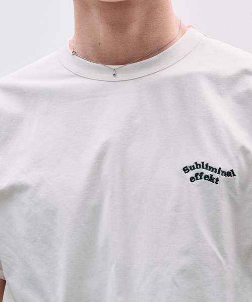 Adoon plain(アドーンプレーン)の「COOL TOUCH WAVE LOGO T / クールタッチウェーブロゴT(Tシャツ/カットソー・メンズ・ブラック/ライトグリーン/アイボリー/ボルドー・MEDIUM/LARGE)」の15枚目の写真