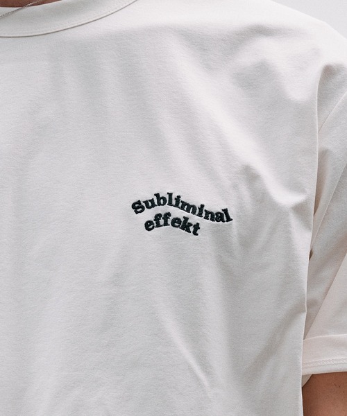Adoon plain(アドーンプレーン)の「COOL TOUCH WAVE LOGO T / クールタッチウェーブロゴT(Tシャツ/カットソー・メンズ・ブラック/ライトグリーン/アイボリー/ボルドー・MEDIUM/LARGE)」の16枚目の写真