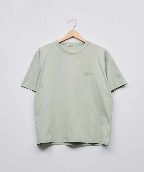 Adoon plain(アドーンプレーン)の「COOL TOUCH WAVE LOGO T / クールタッチウェーブロゴT(Tシャツ/カットソー・メンズ・ブラック/ライトグリーン/アイボリー/ボルドー・MEDIUM/LARGE)」の12枚目の写真