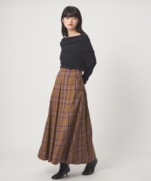 EMMEL REFINES(エメルリファインズ)の「<EMMEL REFINES>EM フライス ルーズフィット オフショルダー カットソー(Tシャツ/カットソー・レディース・クリーム/ブラック・FREE)」の14枚目の写真