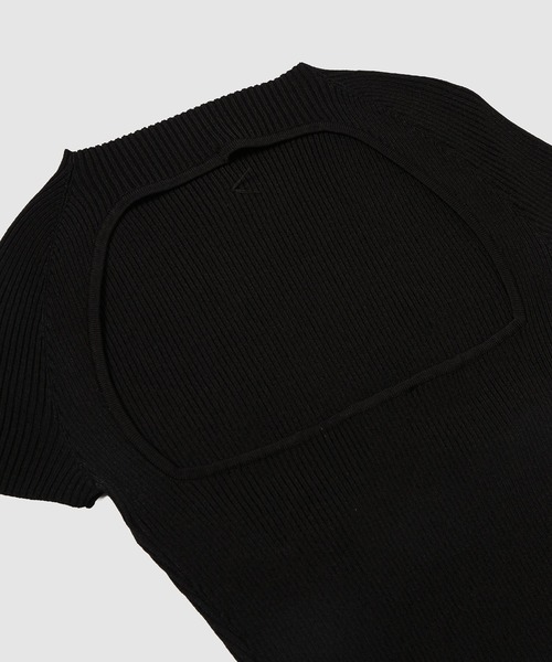 MARINE SERRE(マリーン・セル)の「BODY MAPPING SS TOP(Tシャツ/カットソー・レディース・ブラック・XS/S)」の3枚目の写真