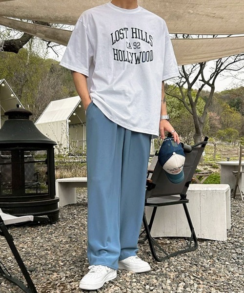 NOWLE(ノウル)の「【NOWLE】ダブルアーチロゴ 半袖Tシャツ / レトロアメカジ ハリウッドカレッジグラフィック クラシックトップス(Tシャツ/カットソー・メンズ・ホワイト・X-LARGE/LARGE/MEDIUM)」の17枚目の写真