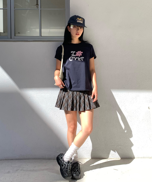 COVERNAT WOMAN（カバーナットウーマン）の「ウーマン CVNT クローバーTシャツ ネイビー（Tシャツ/カットソー・レディース・その他・WS/WM）」の10枚目の写真