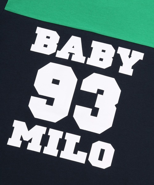 A BATHING APE(アベイシングエイプ)の「BABY MILO FOOTBALL TEE(Tシャツ/カットソー・キッズ・グレー/ネイビー・150/160)」の8枚目の写真