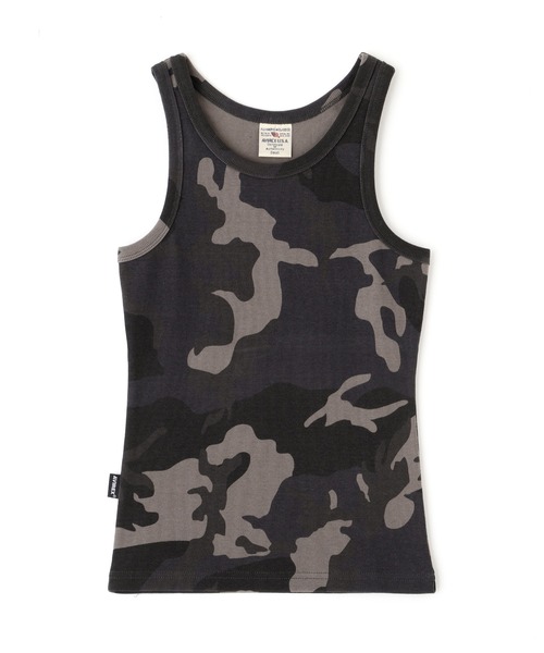 AVIREX(アヴィレックス)の「《WEB限定/DAILY/デイリー/WOMAN》RIB CAMO TANK TOP(タンクトップ・レディース・グレー系カモフラージュ/グリーン系カモフラージュ・M/S)」の14枚目の写真