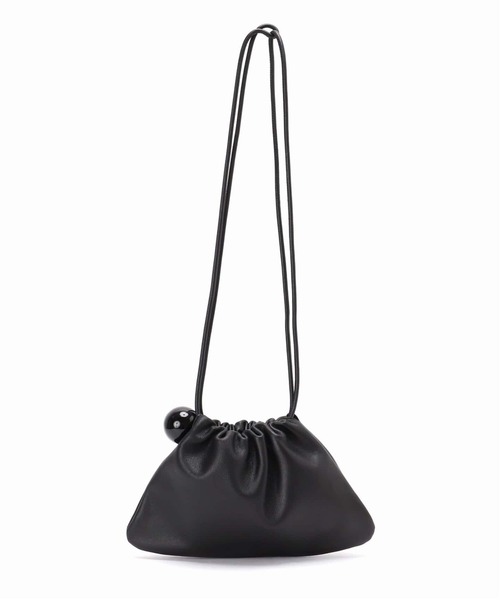journal standard L'essage（ジャーナルスタンダードレサージュ）の「Bucket Baggage/バケットバゲージ Ball Charm Soft Mini バッグ（ショルダーバッグ・レディース・ブラウン/ブラック/ベージュ・FREE）」の16枚目の写真