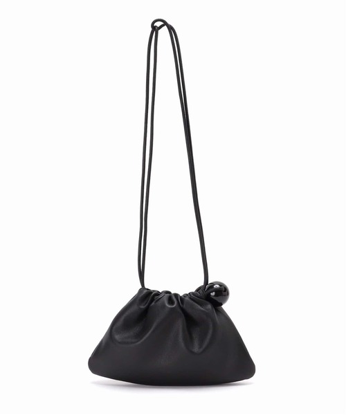 journal standard L'essage（ジャーナルスタンダードレサージュ）の「Bucket Baggage/バケットバゲージ Ball Charm Soft Mini バッグ（ショルダーバッグ・レディース・ブラウン/ブラック/ベージュ・FREE）」の18枚目の写真
