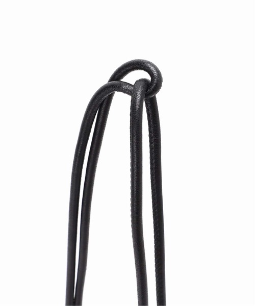 journal standard L'essage（ジャーナルスタンダードレサージュ）の「Bucket Baggage/バケットバゲージ Ball Charm Soft Mini バッグ（ショルダーバッグ・レディース・ブラウン/ブラック/ベージュ・FREE）」の10枚目の写真