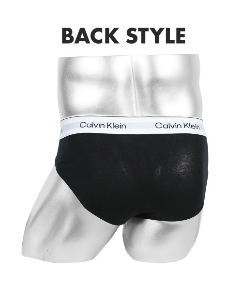 Calvin Klein(カルバン・クライン)の「Calvin Klein カルバンクライン 【3枚セット】Icon Cotton Stretch HIP BRIEF メンズ ブリーフ(ブリーフ・メンズ・ブラック系3/ブラック/ブラック系2・SMALL/MEDIUM/LARGE/X-LARGE)」の7枚目の写真