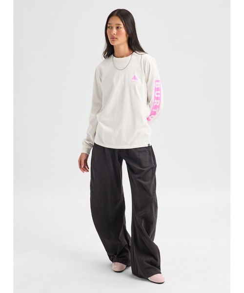BURTON（バートン）の「ライトウェイト ジャージー 長袖 Tシャツ（Tシャツ/カットソー・メンズ・ホワイト・M/L/XL/S）」の8枚目の写真