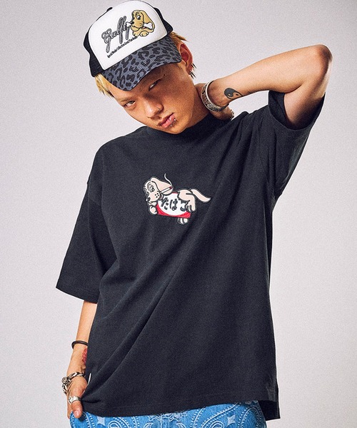 GALFY(ガルフィー)の「【GALFY/ガルフィー】復刻喫煙所 Tee(Tシャツ/カットソー・メンズ・ホワイト/ネイビー/ブラック・L/M/XL)」の2枚目の写真