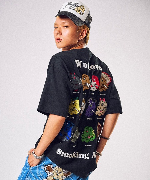 GALFY(ガルフィー)の「【GALFY/ガルフィー】復刻喫煙所 Tee(Tシャツ/カットソー・メンズ・ホワイト/ネイビー/ブラック・L/M/XL)」の16枚目の写真